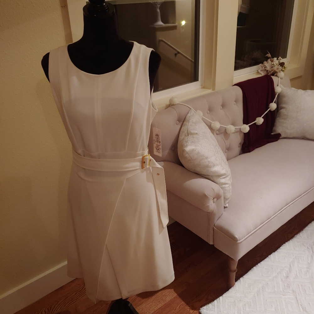 Nanette Lepore White Midi Dress